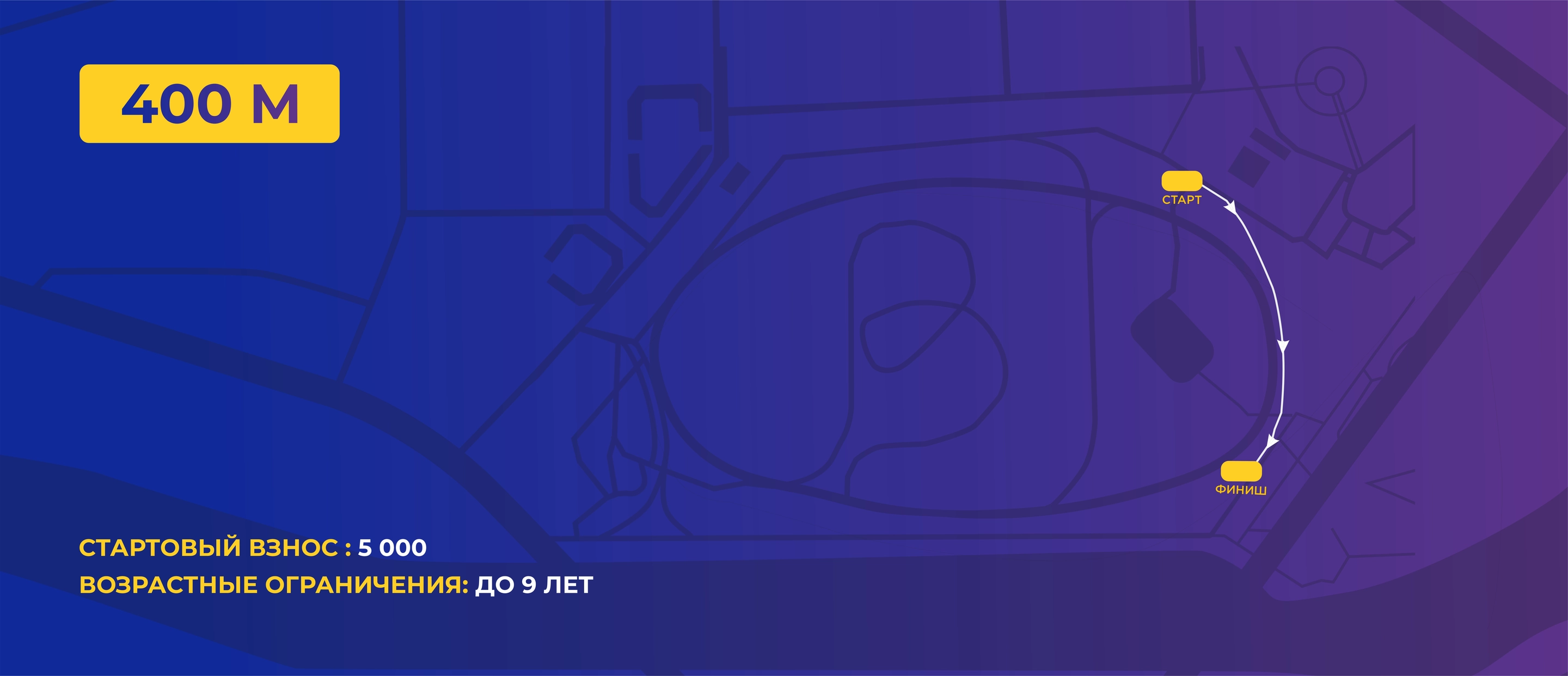 Балаларға — 400 м бағыты
